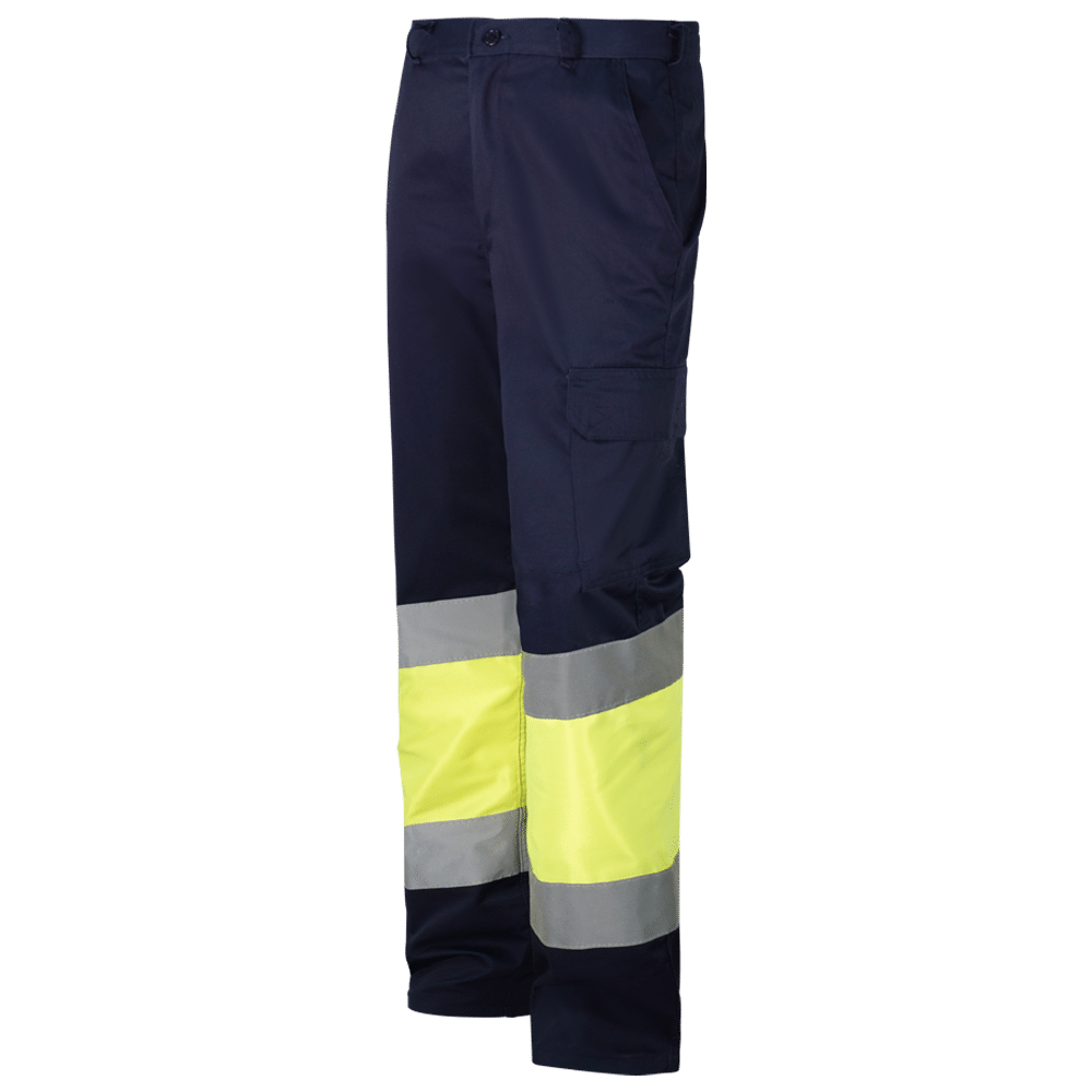 Pantalon AV bicolor reforzado amarillo