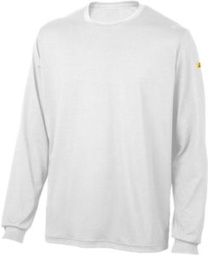 CAMISETA ANTIESTATICA M/L ATG413 (S, BLANCO)