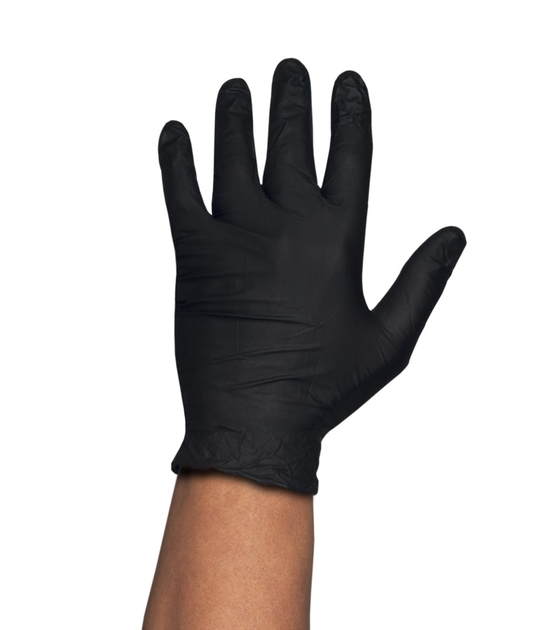 GUANTE DESECHABLE NITRILO PRO NEGRO 5.0