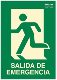 SEÑAL EV01 A4LSALIDA DE EMERGENCIA IZQUIERDA