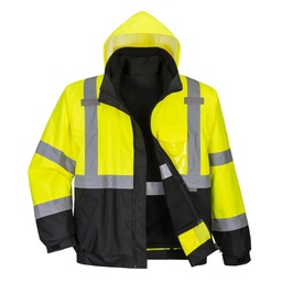 ANORAK AV S365 3 EN 1 PREMIUM AMA/NEGRO