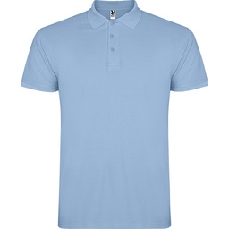 PLX_POLO STAR 6638 M/C color Marino y Celeste