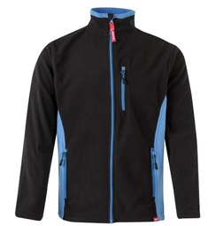PLX_CHAQUETA 201504 POLAR BI NEGRO/CELESTE