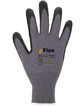 GUANTE E091N NITRILO PUNTOS 12/120