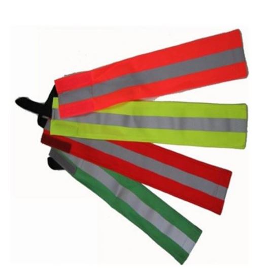 Brazalete AV banda reflectante 25mm con velcro/cin