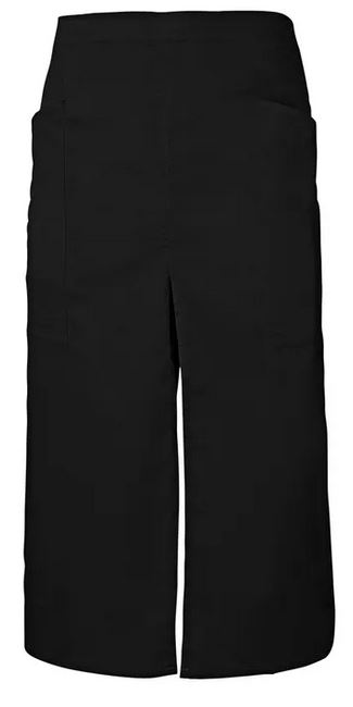 DELANTAL 404209 LARGO ABERTURA CENTRAL