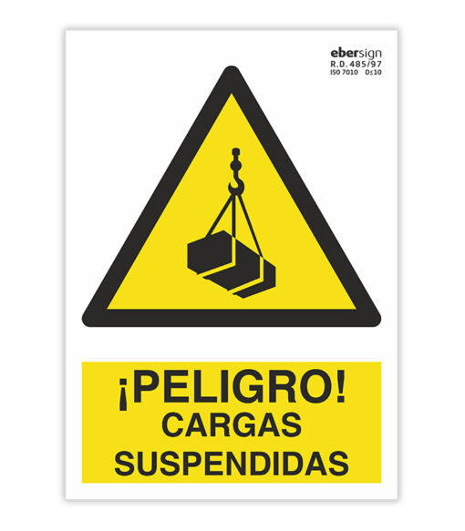 SEÑAL A19 A4PN PELIGRO CARGAS SUSPENDIDAS