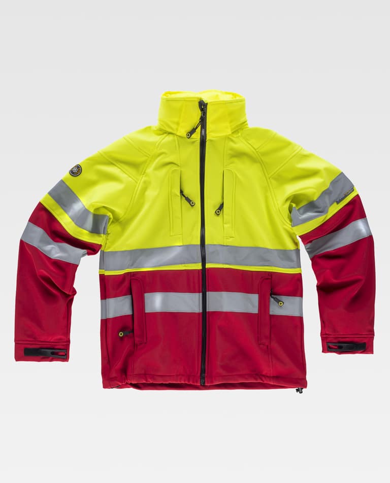 CHAQUETA S9525 WORKSHELL AMARILLO