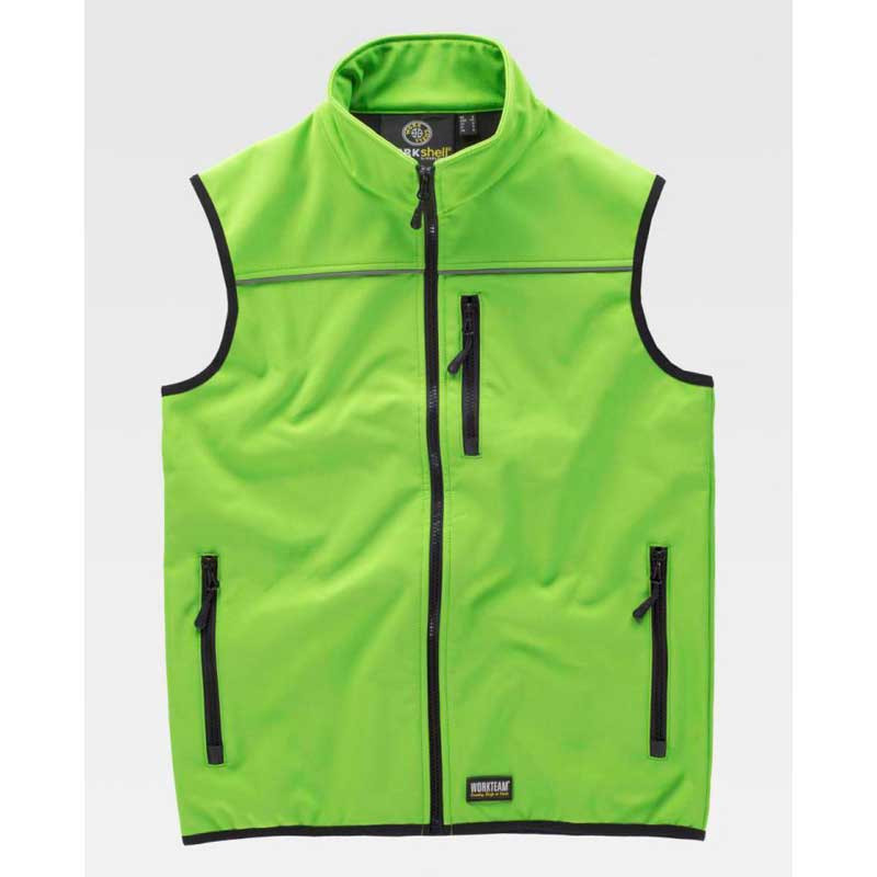 PLX_CHALECO S9310 WORKSHELL LISO LIMA