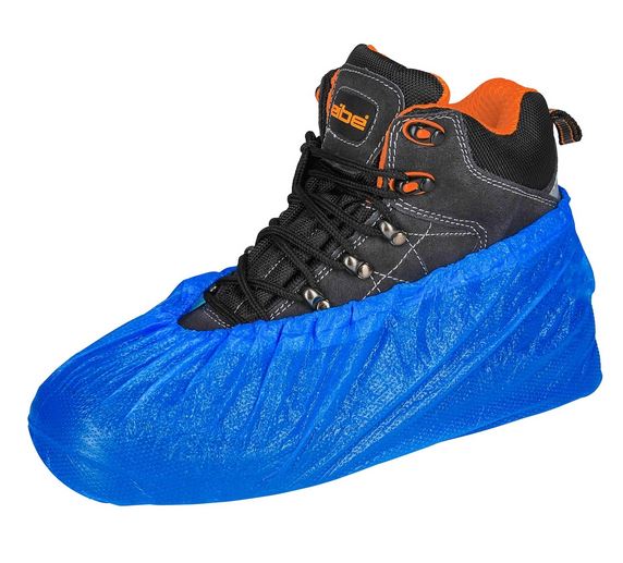 Cubrezapatos polietileno  azul 100 uds
