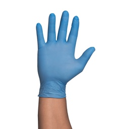 Guantes desech. s/p NITRILO 3.5(PAQ.100UDS)