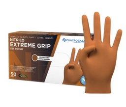 Guante nitrilo Extreme Grip Naranja 8,4 g (PAQ.50)