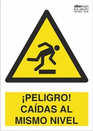 SEÑAL A27 A4AL PELIGRO CAIDAS AL MISMO NIVEL