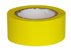 BOBINA 47930 ADHESIVA DE 5CMX33  AMARILLA PACK 6 ROLLOS