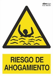 SEÑAL A95 A4AL RIESGO AHOGAMIENTO (Fabric. Especial) (copia)