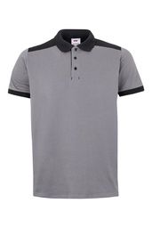 PLX_POLO M/C 105519S color Gris-Negro