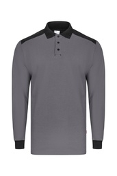 PLX_POLO M/L 105529S color gris-Negro