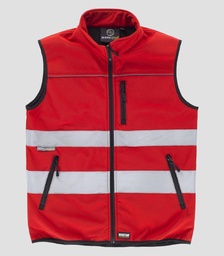PLX_CHALECO C2922 WORKSHELL AV ROJO